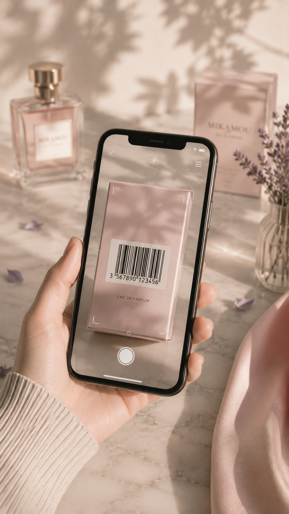 Scanning a barcode with MikaMou